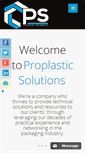 Mobile Screenshot of pro-plastic.com
